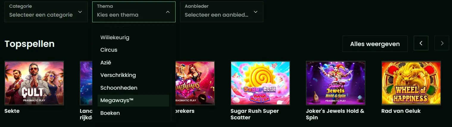 keyzino casino alle spellen